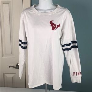 Houston Texans long sleeve VS PINK NFL shirt XS